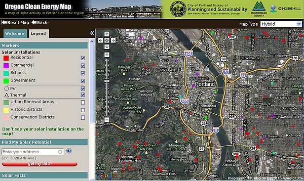 Portland Energy Map.