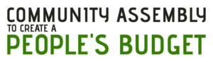 Thumbnail for File:Community Assembly to Create a People's Budget logo.png