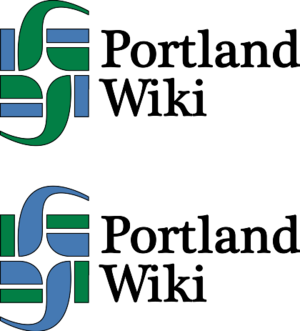 PortlandWiki logo v1a and v1b paths.svg