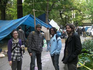 Occupy Portland Occupiers 16 October 2011.jpg