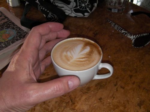 Grab a Blitz cappuccino at Blitz Pearl.